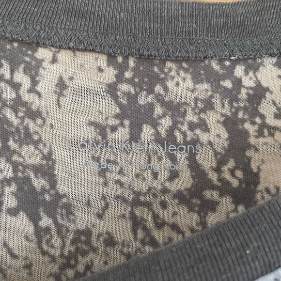y2k Calvin Klein grey grunge top XL - Picture 3 of 3